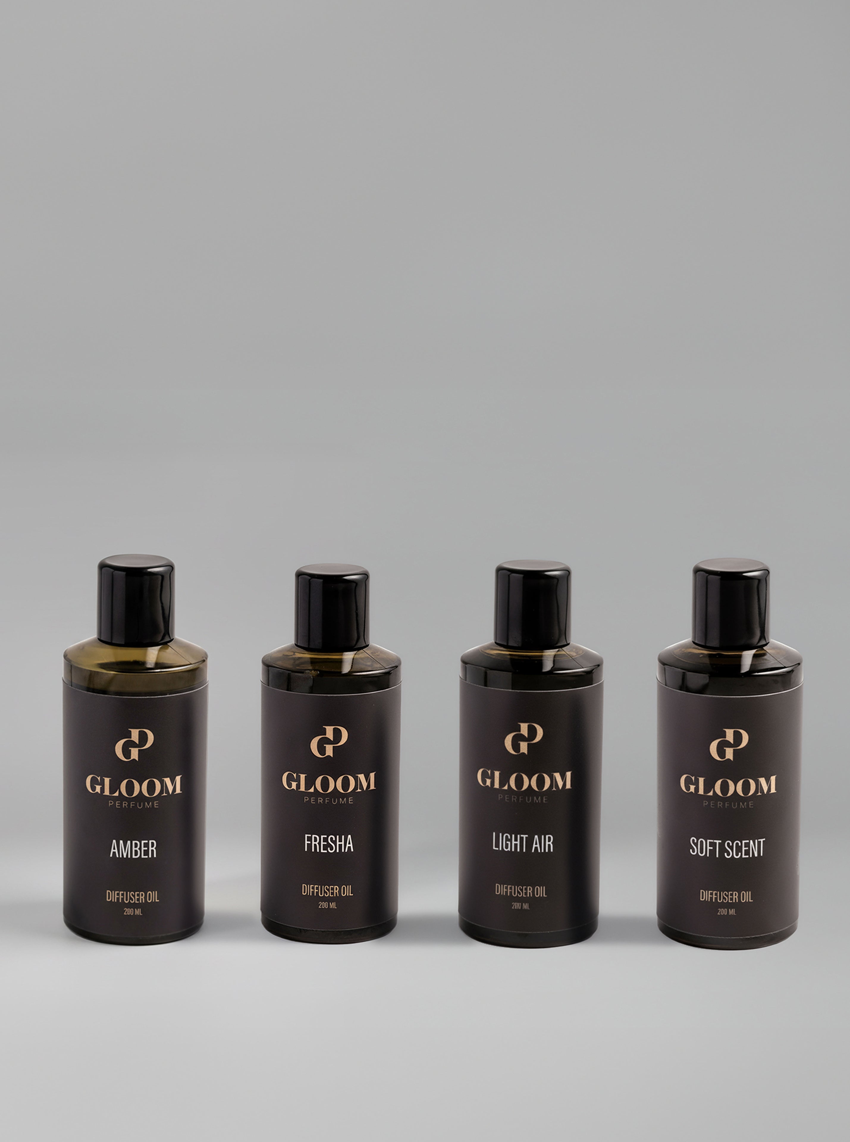 Gloom Diffuser Oil Bundle – 4 Signature Scents (200ml)